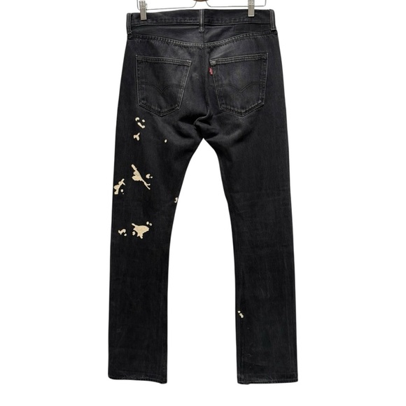 Levi's 511 Paint Splatter Slim Leg Jeans Size 34 - Picture 2 of 8